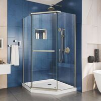 Prism Standard Enclosure Shower Enclosure - Brushed Nickel  Prism Standard Enclosure Shower Enclosure - Brushed Nickel