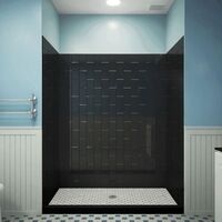  QWALL-VS Standard Enclosure Shower Enclosure - Black