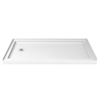  SlimLine Single Threshold 48'' and Larger Shower Base - White