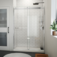  Sapphire-V Shower Door - Sliding Shower Door - Chrome