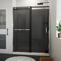  Sapphire-V Shower Door - Sliding Shower Door - Chrome