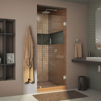  Shower Door - Swing Shower Door - Brushed Nickel