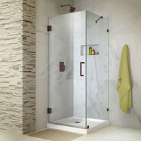  Unidoor Standard Enclosure Shower Enclosure - Oil Rubbed Bronze