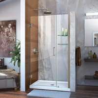  Shower Door - Swing Shower Door - Black