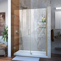  Shower Door - Swing Shower Door - Brushed Nickel