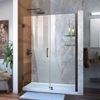  Shower Door - Swing Shower Door - Oil Rubbed Bronze