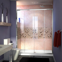  Visions Shower Door - Sliding Shower Door - Polished Chrome