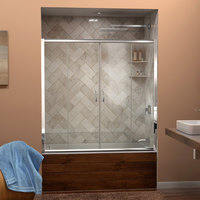  Visions Shower Door - Sliding Shower Door - Polished Chrome