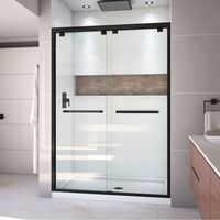  Encore Shower Door - Sliding Shower Door - Satin Black