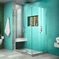 Unidoor Plus Standard Enclosure Shower Enclosure - Chrome