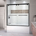 Dreamline DSHDR166058009 Satin Black Sliding Shower Door