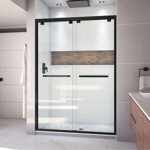 DSHDR165476009 Encore Shower Door - Sliding Shower Door - Satin Black