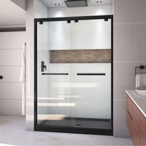 DDL7003C8809 Encore Shower Door - Sliding Shower Door - Satin Black