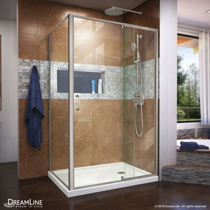 BSHDR2234420RT04 Flex Standard Enclosure Shower Enclosure - Brushed Nickel BSHDR2234420RT04 Flex Standard Enclosure Shower Enclosure - Brushed Nickel