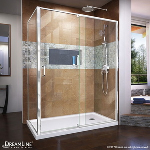 BSHDR2234540RT01 Flex Standard Enclosure Shower Enclosure - Chrome