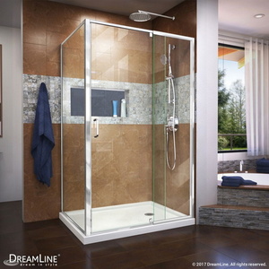 BSHDR2240420RT01 Flex Standard Enclosure Shower Enclosure - Chrome