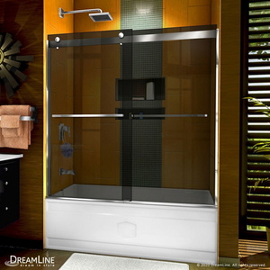 BSHDR6360602G01 Sapphire Tub & Shower - Sliding Shower Door - Chrome