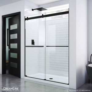 BSHDR636076009 Essence Shower Door - Sliding Shower Door - Satin Black