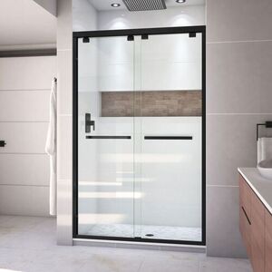 DSHDR164876009 Encore Shower Door - Sliding Shower Door - Satin Black