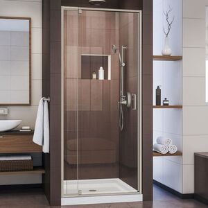 DSHDR2232720004 Flex Shower Door - Swing Shower Door - Brushed Nickel