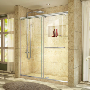 DSHDR136076001 Charisma Shower Door - Sliding Shower Door - Polished Chrome