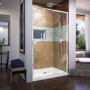 DSHDR2242720001 Flex Shower Door - Swing Shower Door - Chrome