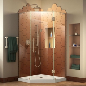 DDL606304 Prism Shower Module Shower Enclosure - Brushed Nickel