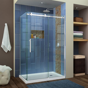 DSHEN643448008 Enigma Shower Module Shower Enclosure - Polished Stainless DSHEN643448008 Enigma Shower Module Shower Enclosure - Polished Stainless