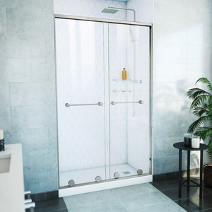 DSDHA48W760VXX04 Harmony Shower Door - Sliding Shower Door - Brushed Nickel