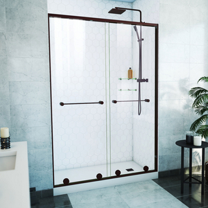 DSDHA54W760VXX06 Harmony Shower Door - Sliding Shower Door - Oil Rubbed Bronze