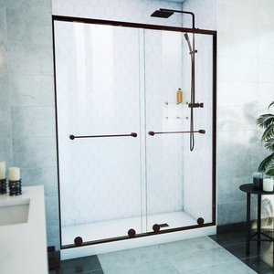 DSDHA60W760VXX06 Harmony Shower Door - Sliding Shower Door - Oil Rubbed Bronze