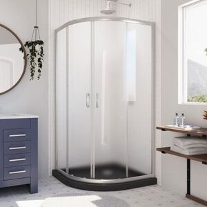 DDL67028904FR Prime Shower Door - Sliding Shower Door - Brushed Nickel