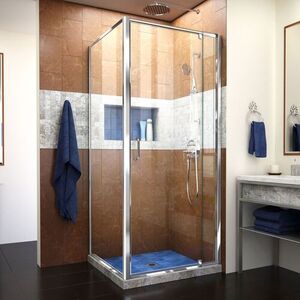 DSHDR2234340RT01 Flex Shower Door - Swing Shower Door - Chrome