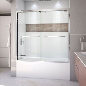 DSHDR166058001 Encore Shower Door - Sliding Shower Door - Polished Chrome