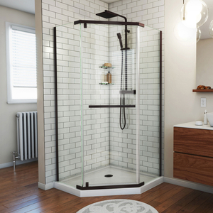 DSHEN213434006 Prism Standard Enclosure Shower Enclosure - Oil Rubbed Bronze DSHEN213434006 Prism Standard Enclosure Shower Enclosure - Oil Rubbed Bronze