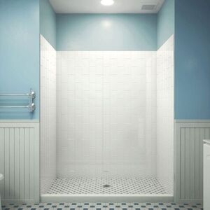 DSHBW155476000 QWALL-VS Standard Enclosure Shower Enclosure - White