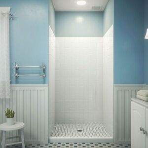 DSHBW153676000 QWALL-VS Standard Enclosure Shower Enclosure - White DSHBW153676000 QWALL-VS Standard Enclosure Shower Enclosure - White