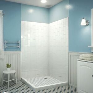 DSHBW154176000 QWALL-VS Standard Enclosure Shower Enclosure - White DSHBW154176000 QWALL-VS Standard Enclosure Shower Enclosure - White
