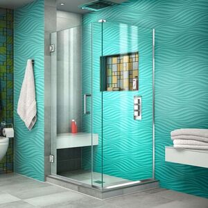 DSHEN2433534001 Unidoor Plus Standard Enclosure Shower Enclosure - Chrome DSHEN2433534001 Unidoor Plus Standard Enclosure Shower Enclosure - Chrome