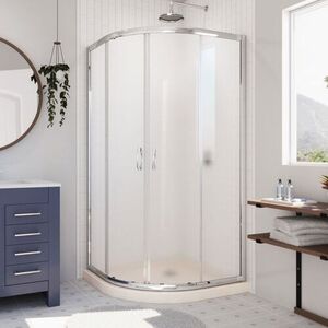DDL67022201FR Prime Shower Door - Sliding Shower Door - Chrome/Biscuit