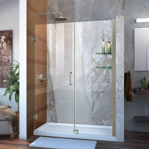 DSHDR20497210S04 Shower Door - Swing Shower Door - Brushed Nickel DSHDR20497210S04 Shower Door - Swing Shower Door - Brushed Nickel