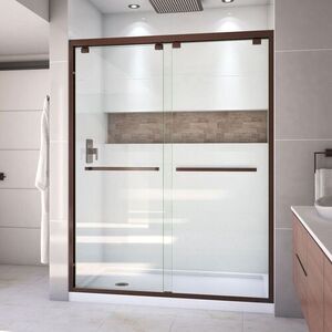 DDL7004L06 Encore Shower Door - Sliding Shower Door - Oil Rubbed Bronze