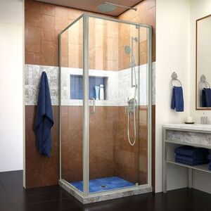 DSHDR2234340RT04 Flex Shower Door - Swing Shower Door - Brushed Nickel DSHDR2234340RT04 Flex Shower Door - Swing Shower Door - Brushed Nickel