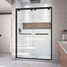 Dreamline DSHDR165476009 Satin Black Sliding Shower Door