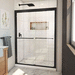 Dreamline DSHDR185472009 Satin Black Sliding Shower Door