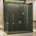 Dreamline DSHEN6036721208 Polished Stainless Sliding Shower Door