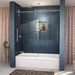 Dreamline DSHDR626062007 Polished Stainless Sliding Shower Door