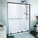 Dreamline DSDHA60W760VXX09 Satin Black Sliding Shower Door