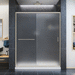 Dreamline DSHDR096072004FR Brushed Nickel Sliding Shower Door