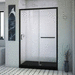 Dreamline DDL6975CLC8809 Satin Black/Black Sliding Shower Door